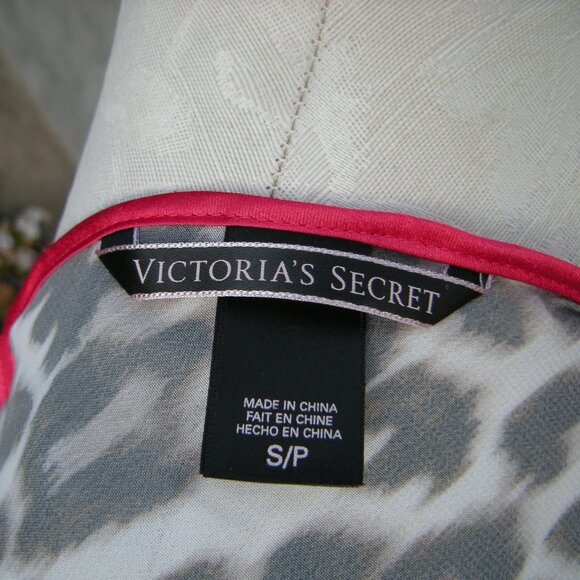 Victoria's Secret S/P Leopard Print & Pink Babydoll - Picture 7 of 10